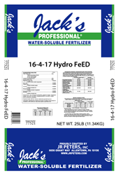 Jack's Professional Hydroponic FeED 16-4-17