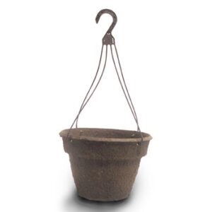 12" WaterSaver WaxTough FiberGrow Hanging Basket