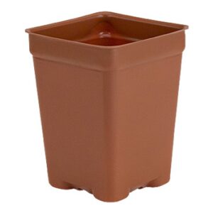 3" Square Deep Vacuum Formed Pot (Press Fit)