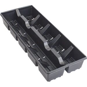 10 -  Pocket Square Carry Tray for 4.5" Square Pot (Short Ribbed)