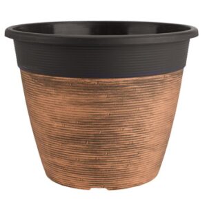 13" Woodrush Wicker Planter